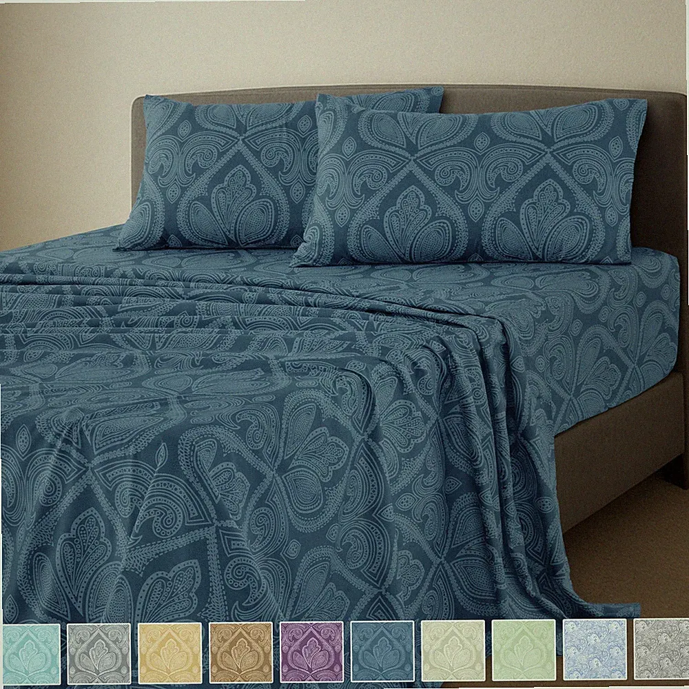 4 Piece Sheet Set Hotel Collection Luxury Ultra Soft Deep Pocket Bed Sheets Sets