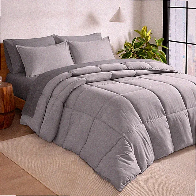 Bare Home Comforter & Sheet Set - Bed-in-A-Bag - Goose Down Alternative