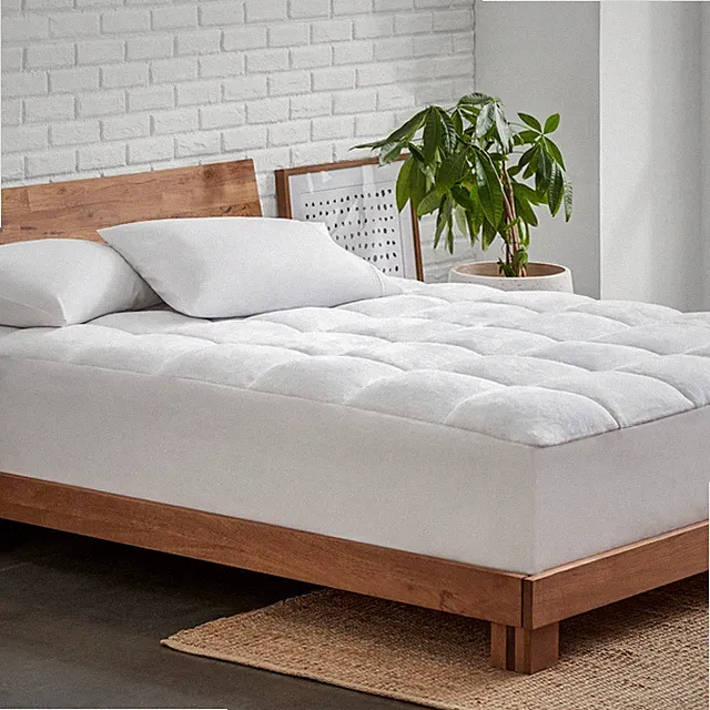 Bare Home Reversible Mattress Pad, 8-20" Deep Pocket, Breathable