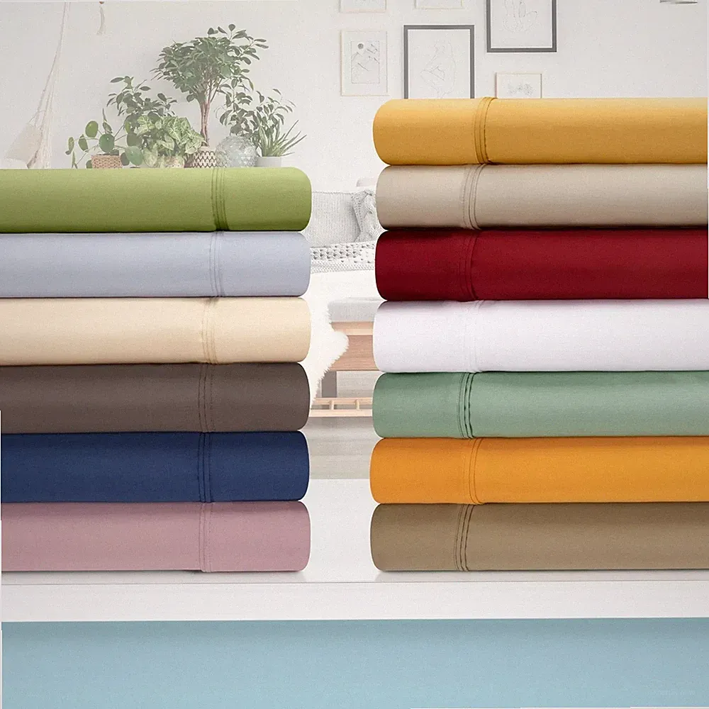 Full XL Size Bedding Things 100% Cotton 1000 - 1200 Thread Count Solid Colors