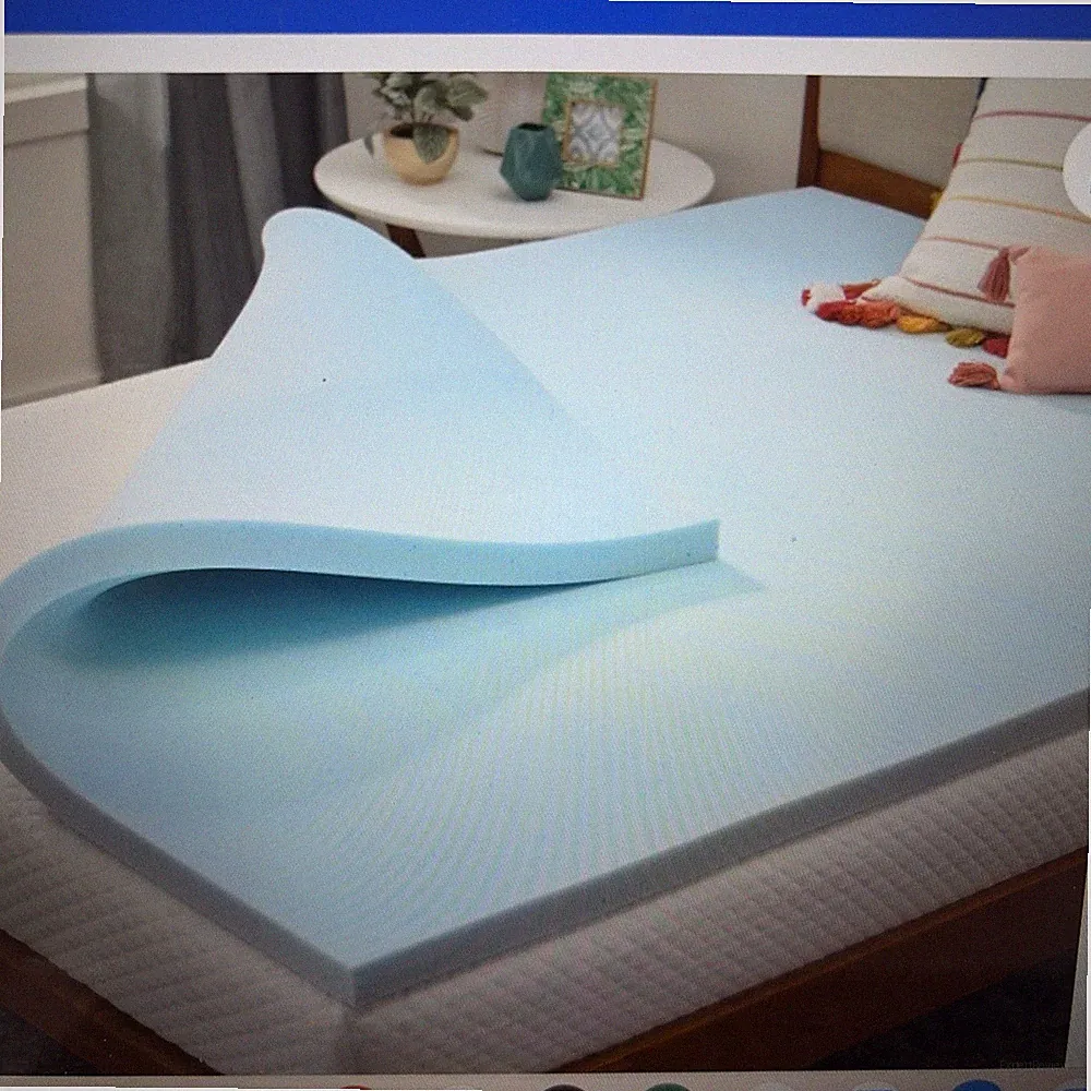 LINENSPA Memory Foam Mattress Topper - 2 Inch Gel Infused Memory Foam Full Xl