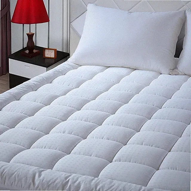 Mattress Pad Mattress Cover Quilted Fitted Extra Cotton Cooling Mattress Topper